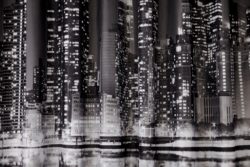 HOME - New York Skyline Shower Curtain